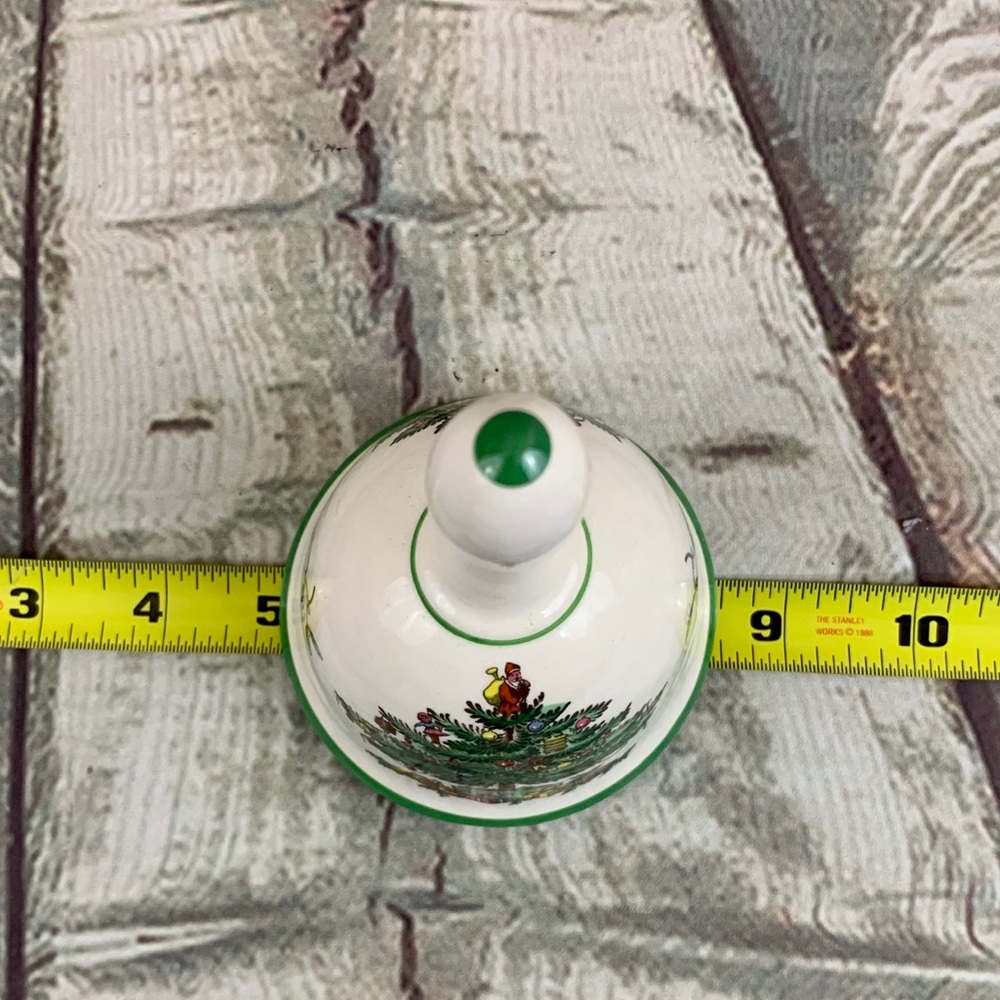 Spode Christmas Tree England Dinner Bell S3324-D - Picture 5 of 8
